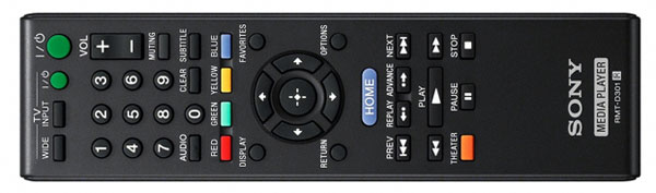 media player remote